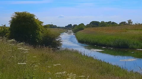 A gently flowing canal Stock-Footage 201590553