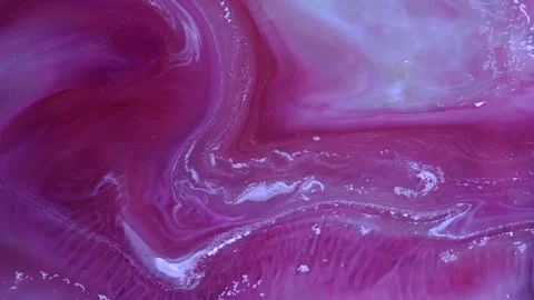 Gently fold the raspberry puree into the whipped cream, serve atop pecan Stock Footage 157101441
