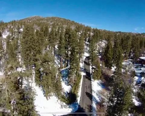 Gently Gliding in the Sky Stock Footage 221044472