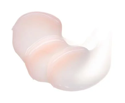 Gently pink ?reamy texture isolated on white Stock Photos