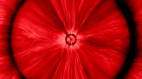 Gently purple and red stream of light. Design.Fonton with light scattered in Stock Footage 220954885