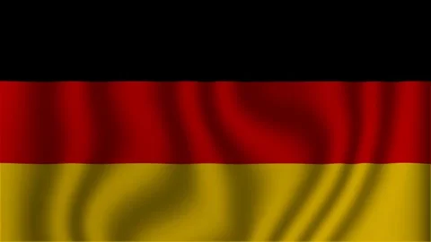 Gently Waving German Flag Animation Stock Footage 315324907