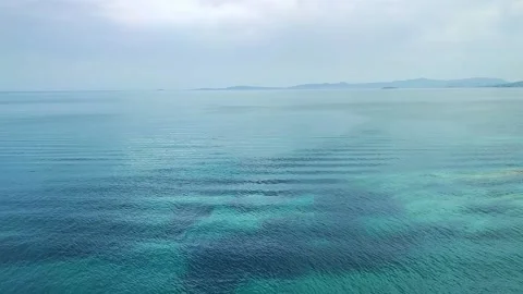 Gently wavy seascape Stock Footage 196151061