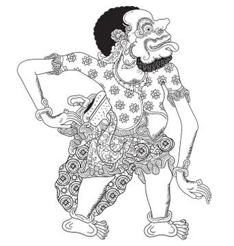 Gentong Lodong Stock Illustration