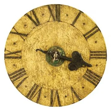 Genuine medieval clock face Stock Photos