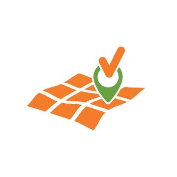 Geo location found Stock Illustration