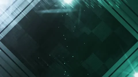 Geo Prism Blue Stock Footage 20454322