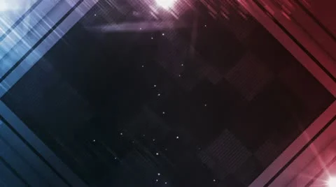Geo Prism Blue Red Stock Footage 20454243