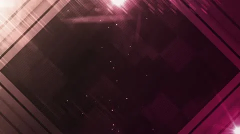 Geo Prism Pink Stock Footage 20454403
