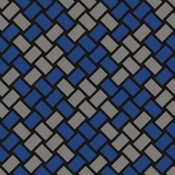 Geo seamless pattern in color Illustrazione stock