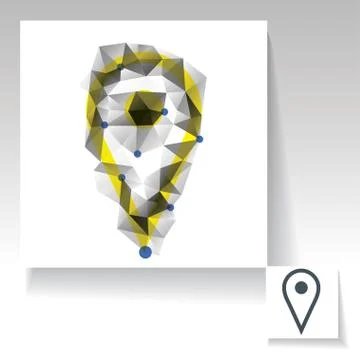 Geo Tag 스톡 일러스트