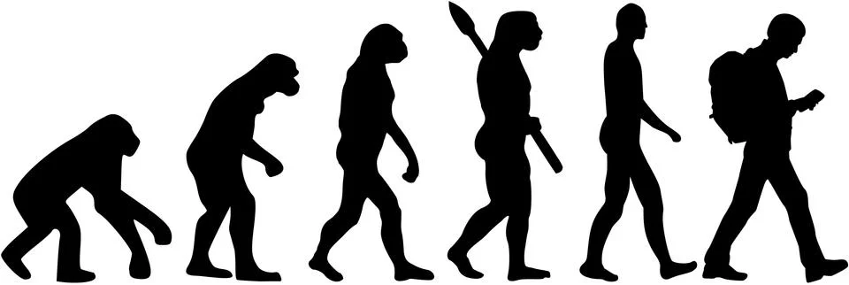 Geocaching evolution イラスト素材