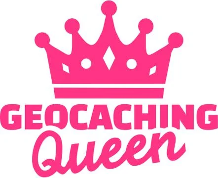 Geocaching queen Stock Illustration