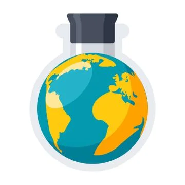 Geochemistry Vector Icon Stock Illustration