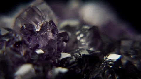 Geode Crystal Background Stock Footage 75797085