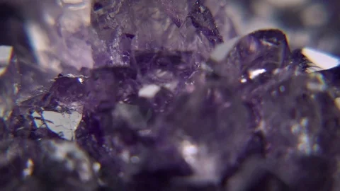 Geode Crystal Glass Stock Footage 75745083