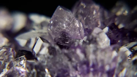 Geode Crystal Macro Stock Footage 75746345