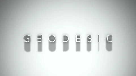 Geodesic 3D title animation with shadows on a white background Stock Footage 297215884