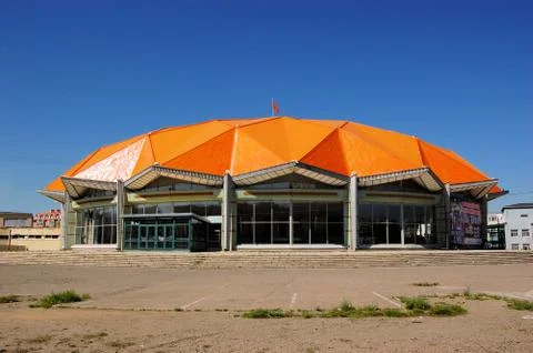 Geodesic dome building Stock Photos