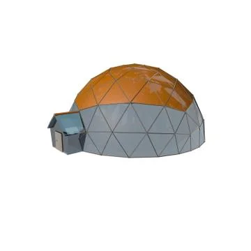 Geodesic Dome Stock Illustration