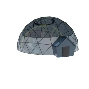 Geodesic Dome Stock Illustration