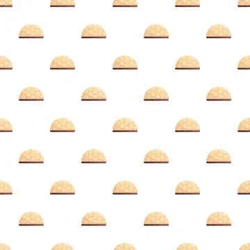 Geodesic dome structure repeating pattern background illustration Stock Illustration