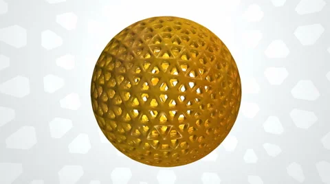 Geodesic sphere Stock Footage 64804390