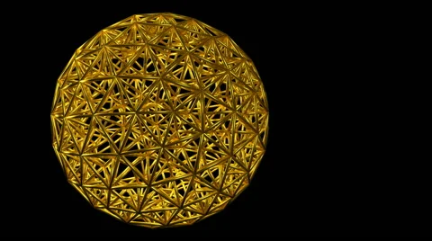Geodesic sphere Stock Footage 64804395