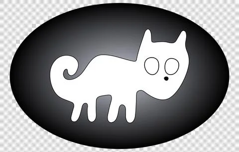 Geoglyph of the cat from Nazca 库存插图
