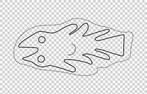 Geoglyph of the fish from Nazca Stock Illustration