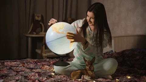 Geographic globe Stock Footage 147487935