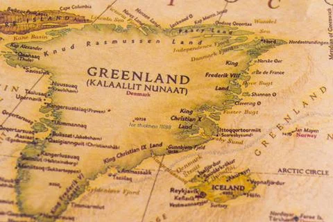 Geographic map of the world Stock Photos