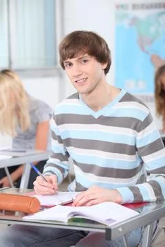 Geography class Stock Photos