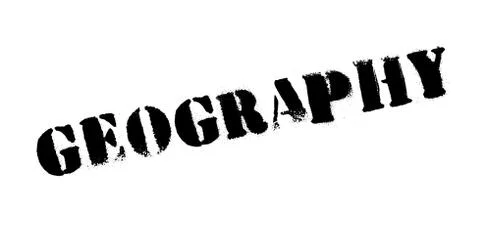 Geography rubber stamp Stock Illustration