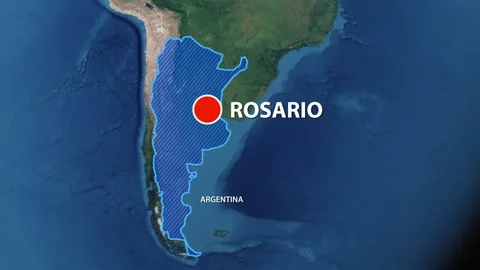 Geolocation of the city of Rosario on the map Видео 236246490