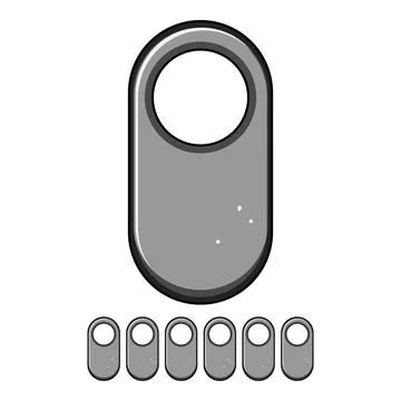Geolocation gps beacon cartoon vector graphic Stock Illustration
