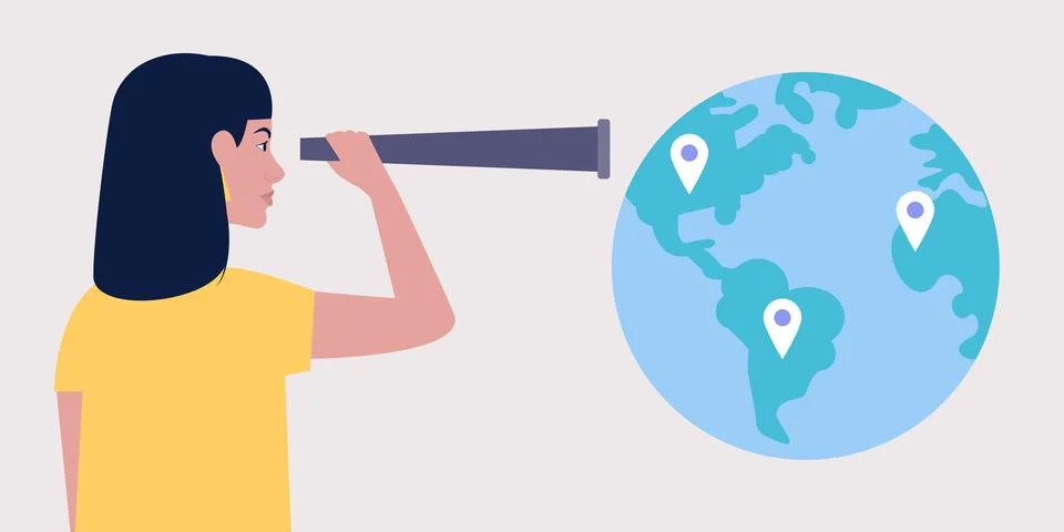 Geolocation, gps navigation concept Stock Illustration