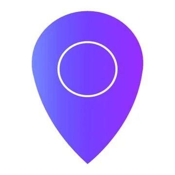 Geolocation pin Stock Illustration