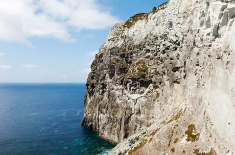 Geologic formation of morro de castelo branco Stock Photos