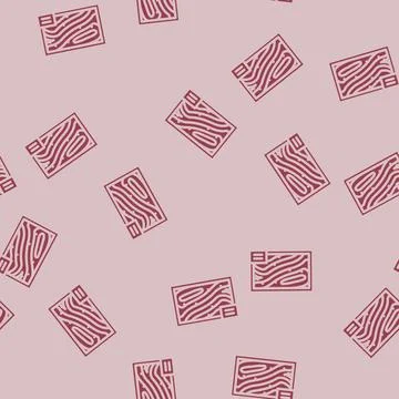 Geologic mapping mining glyph vector seamless pattern Illustrazione stock