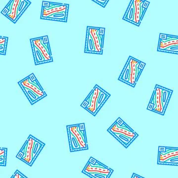 Geologic mapping mining vector seamless pattern Stock Illustration