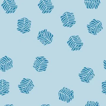 Geological modeling glyph vector seamless pattern Stock Illustration