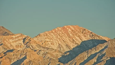 Geological mountain range with detailed textures Stock Footage 326239949