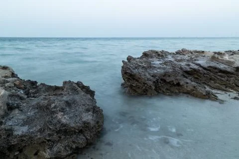 Geological process of erosion to stone and rock formations created by the nat Stock Photos