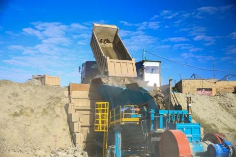 Geological production Stock Photos
