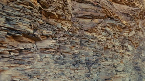 Geological Structure Of The Mountain Rocks In Morocco Stock Footage 314863995