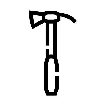 Geologist hammer tool for exploration mining and construction Stock Illustration