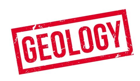 Geology rubber stamp Stock Illustration