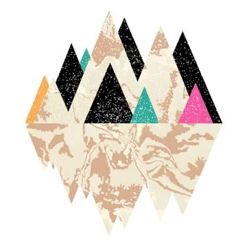 Geomerty design composition.Vector geometric triangle background, abstract. Stock Illustration