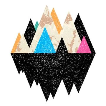 Geomerty design composition.Vector geometric triangle background. Stock Illustration